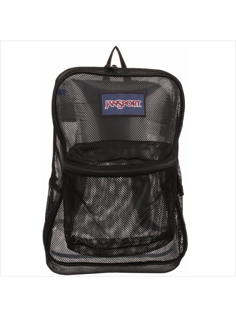 Jansport Black Mesh Clear-Style Backpack